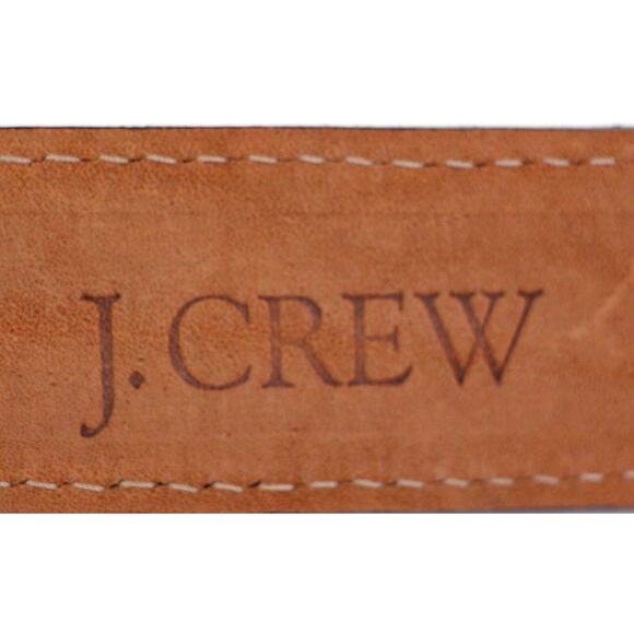 J. CREW BROWN REAL LEATHER SUEDE 1 1/8"Wd DRESS CASUAL WOMEN'S BELT Sz L/XL (85T - Picture 7 of 14